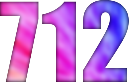 Цифра 12 красивая