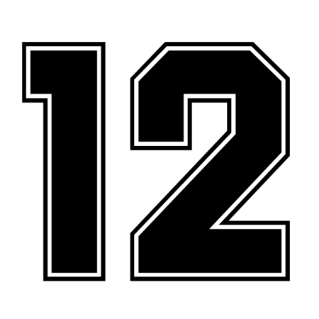 Символ цифра 12