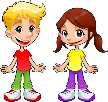Изображение мальчика и девочки