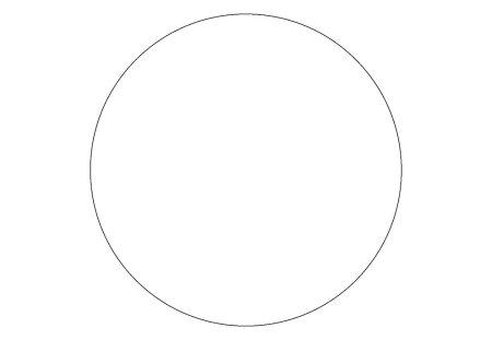 Круг контур