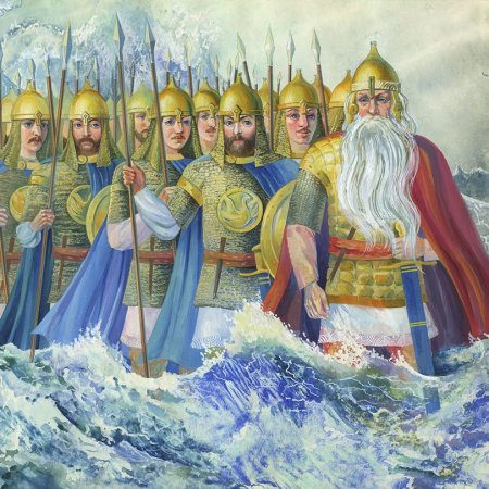 Сказка Черномор и 33 богатыря