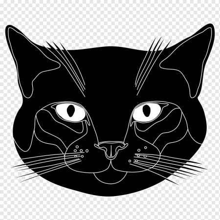 Стилизованная морда кота