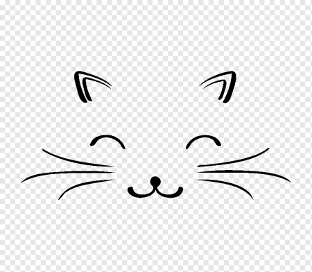 Нарисовать морду кота