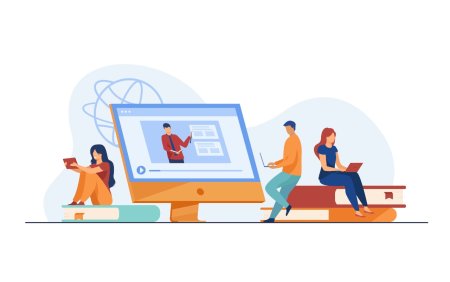 Дистанционное обучение вектор