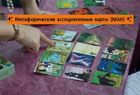 Метафорические ассоциативные карты надпись