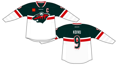 Белое хоккейное джерси NHL