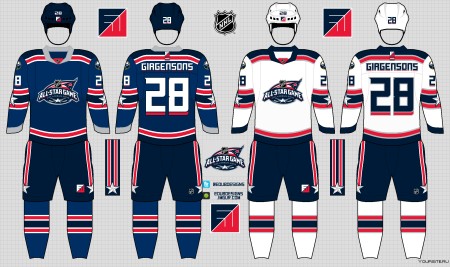 Хоккейная форма NHL макет