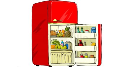Холодильник картинка клипарт (39 фото)