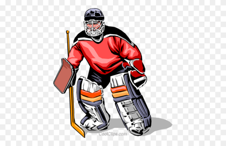 Hockey Goalie vector