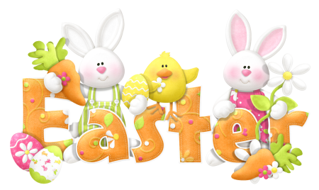 Easter надпись