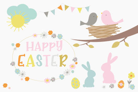Easter надпись