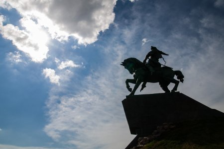 Вектор памятник Салавата Юлаева Уфа