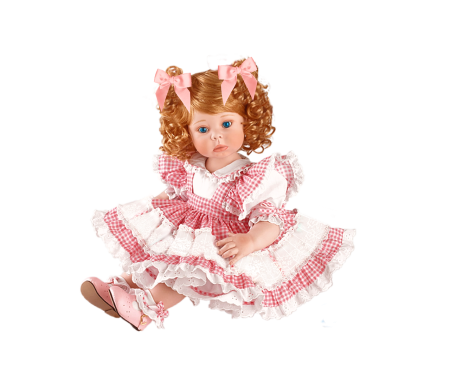 Кукла сидит