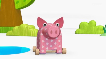 Герои мультфильма деревяшки