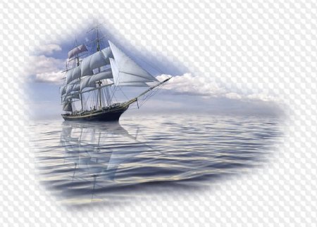 Морские пейзажи на прозрачном фоне