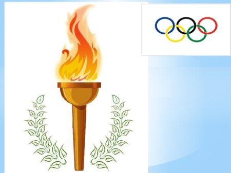 Олимпийский огонь символ