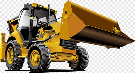 Трактор JCB вектор