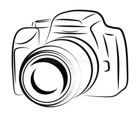Фотоаппарат рисунок