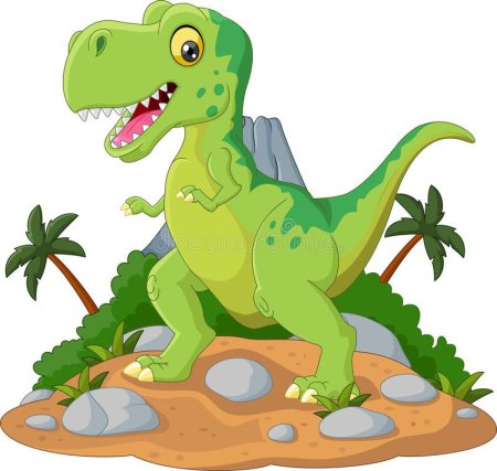 Динозавр зеленый клипарт (45 фото)