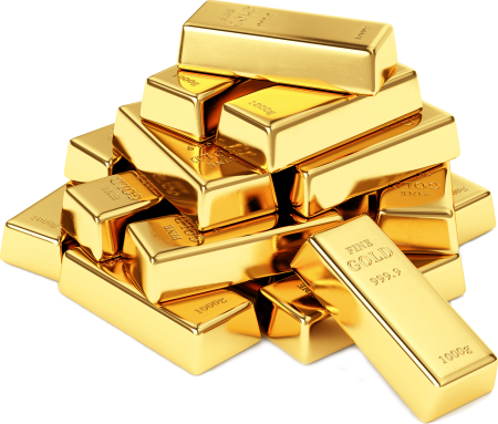 Слиток золотой