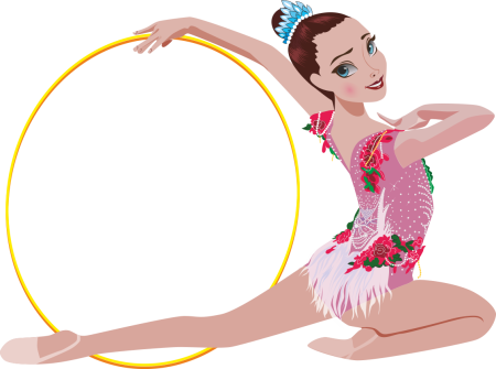 Гимнастка рисунок