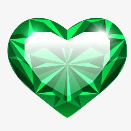 Изумрудное сердечко