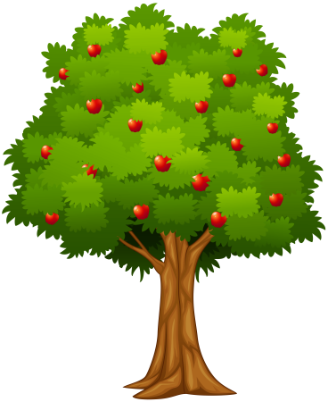 Дерево мультяшное