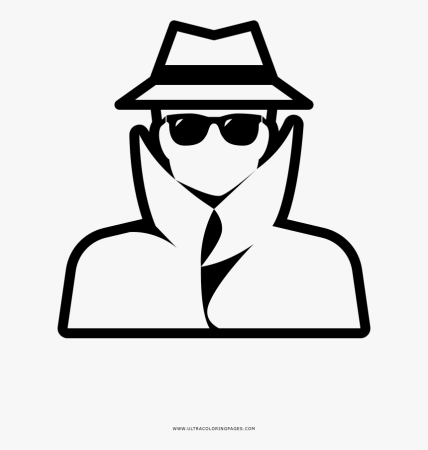 Шпион на прозрачном фоне