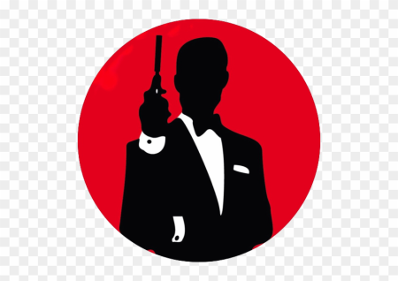 Значок спецагента 007