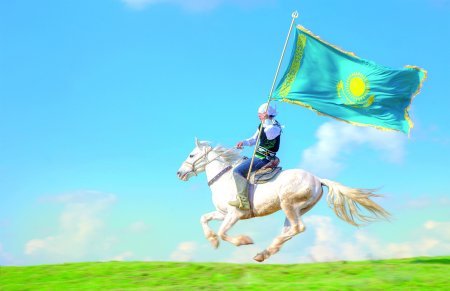 Всадник с флагом