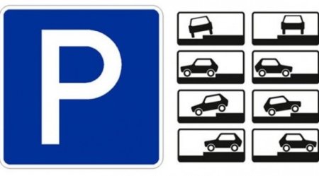 Знаки парковки ПДД
