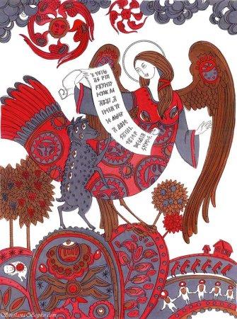 Птица Гамаюн Билибин
