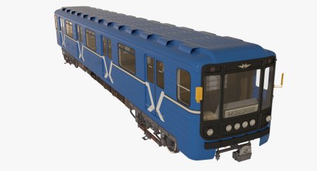 Вагон метро 3d