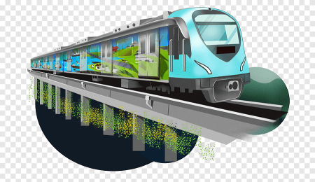 Метро на белом фоне