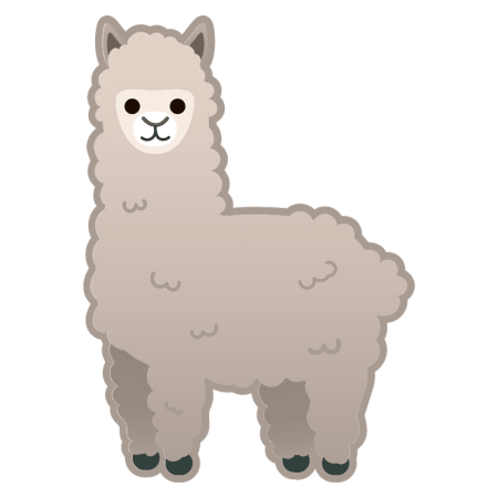Альпака эмодзи