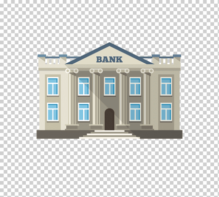 Здание банка вектор
