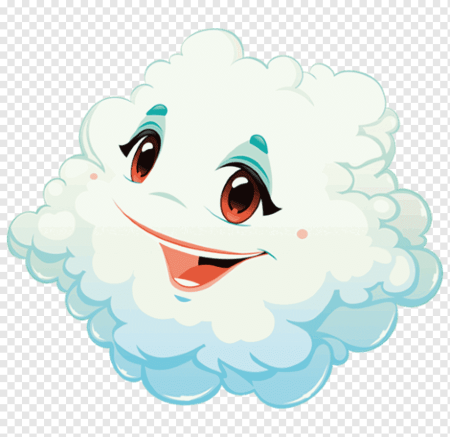 Облачко мультяшное