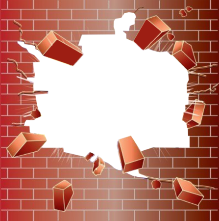 Рамка из кирпичей
