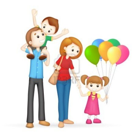 Дети с родителями рисуют на белом фоне