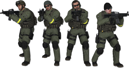 Модель спецназа CS go
