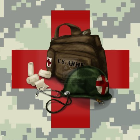 Боевой медик арт