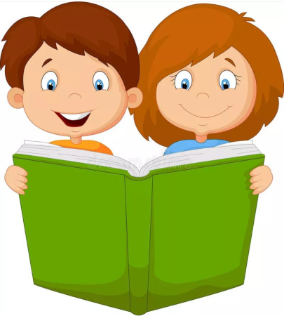 Мальчик и девочка с книгой