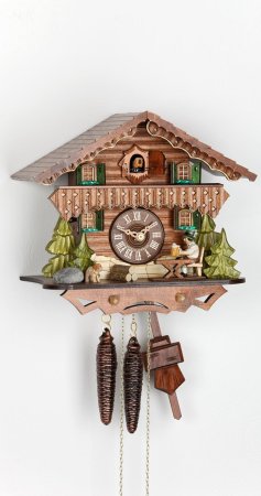 Часы с маятником детские прозрачные
