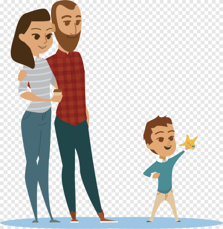 Родители и дети мультяшные