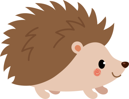 Ежик и грибочек