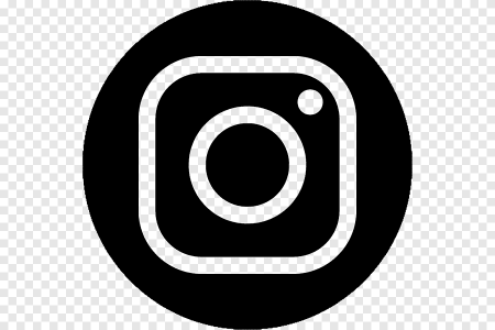Значок Instagram черный
