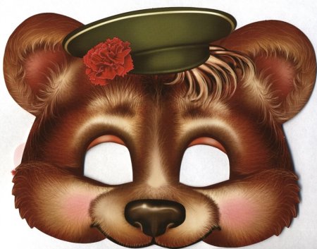 Маска медведь