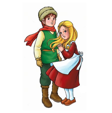 Герои сказки Кай и Герда