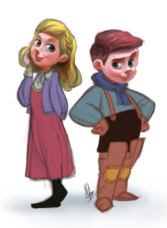 Герда и Кай Дисней