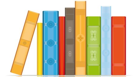 Корешок книги на прозрачном фоне